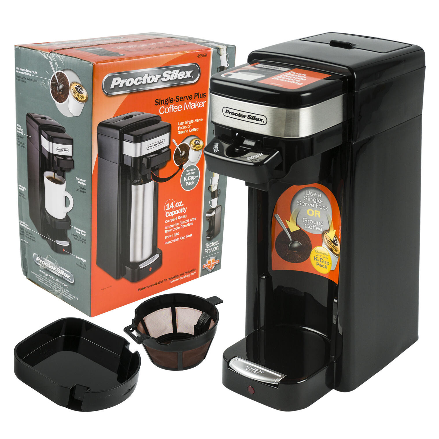 Proctor silex single serve plus coffee maker outlet