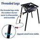 Tall Single Burner Gas Stove With Twisted Leg