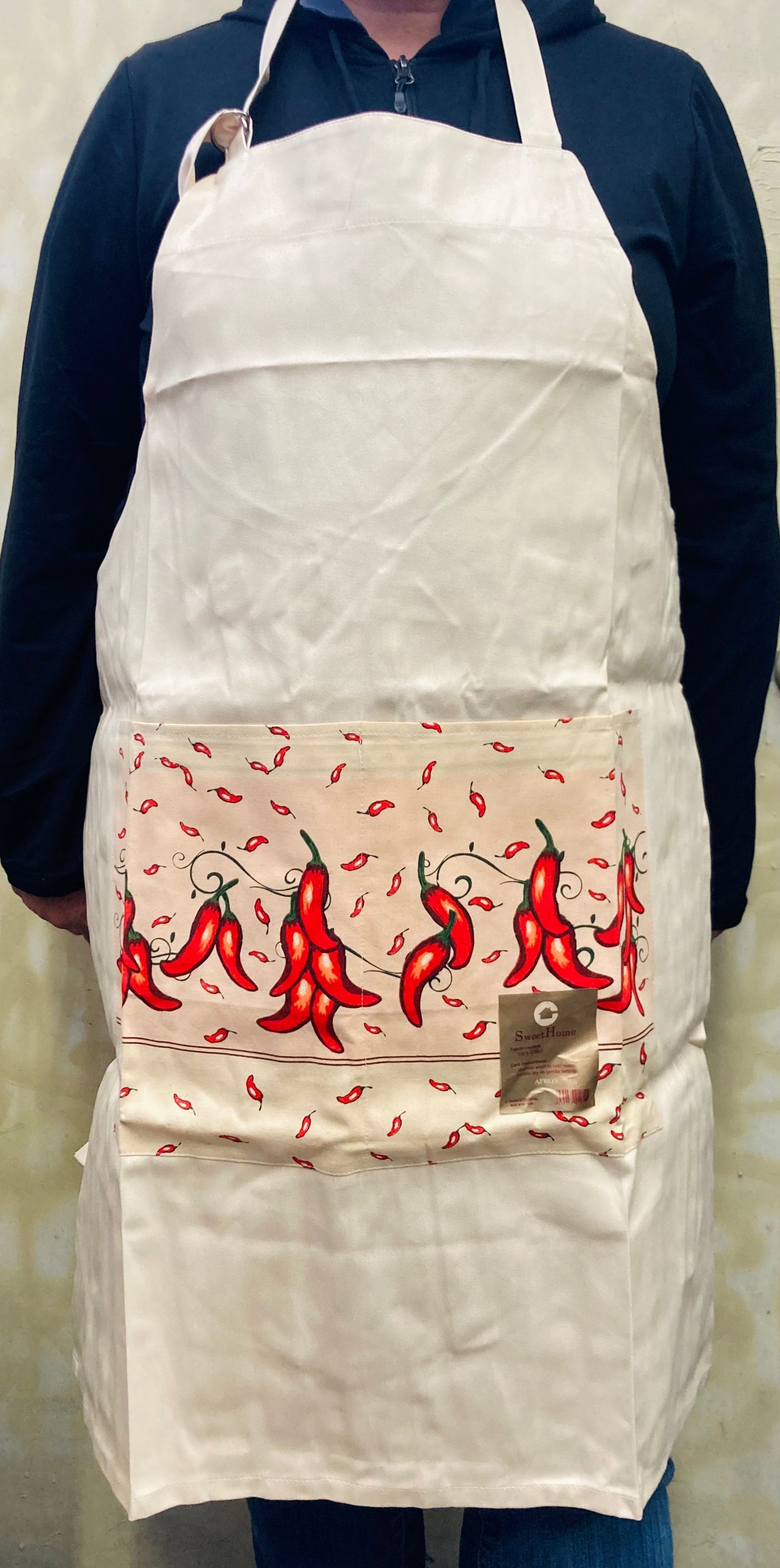 Chilly Apron / Mandil 100% Cotton