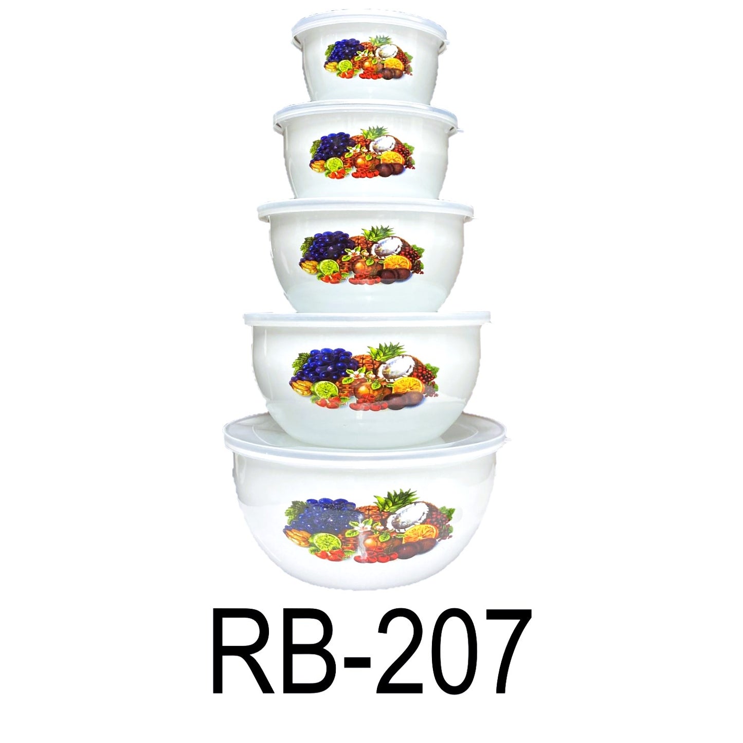 10 PC Belly Body Enamel Bowl Set