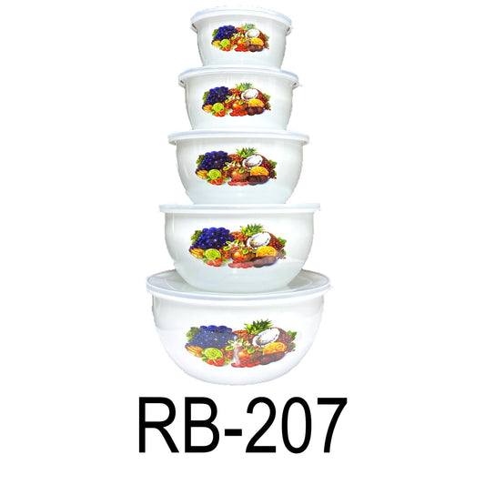 10 PC Belly Body Enamel Bowl Set