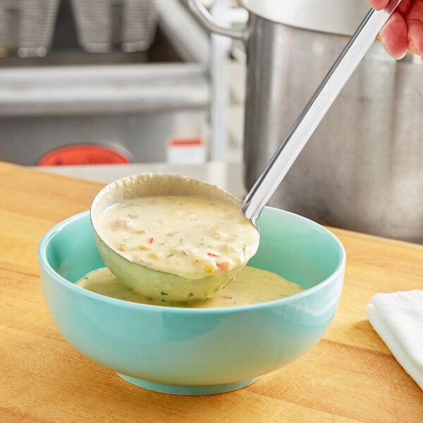 16 Oz Stainless Steel Ladle With Curve Handle
