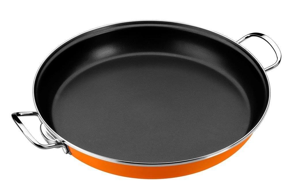 6.75" Kitchen Helper Frying Pan- Red