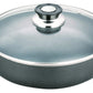 10" Low Pot Non Stick Heavy Gauge With Glass Lid