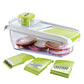 5 Cups Storage Container Mandolin Slicer