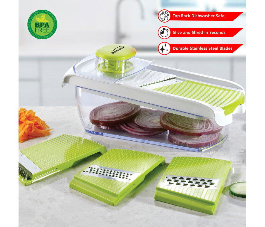 5 Cups Storage Container Mandolin Slicer