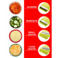 5 Cups Storage Container Mandolin Slicer