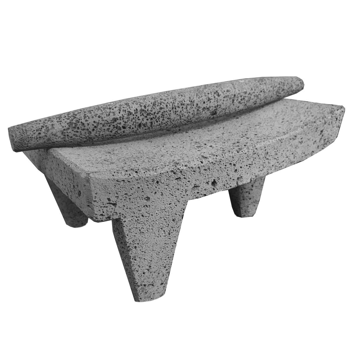18" Volcanic Stone Metateh