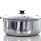 3 PC Stainless Steel 18/10 Induction Stock Pot
