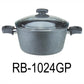 24cm Black Granite Coating Aluminum Deep Pot