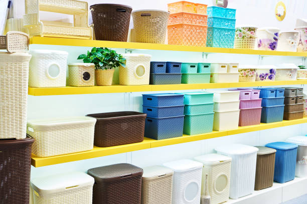 Small Plastic Organizer- Green