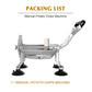 Silver Manual Potato Chips, French Fries Cutter