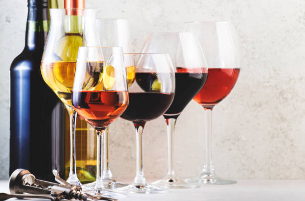 6 PC 9 Oz Cristar Premiere Wine Goblet Glasses