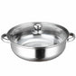 12 QT Stainless Steel 18/10 Induction Low Pot