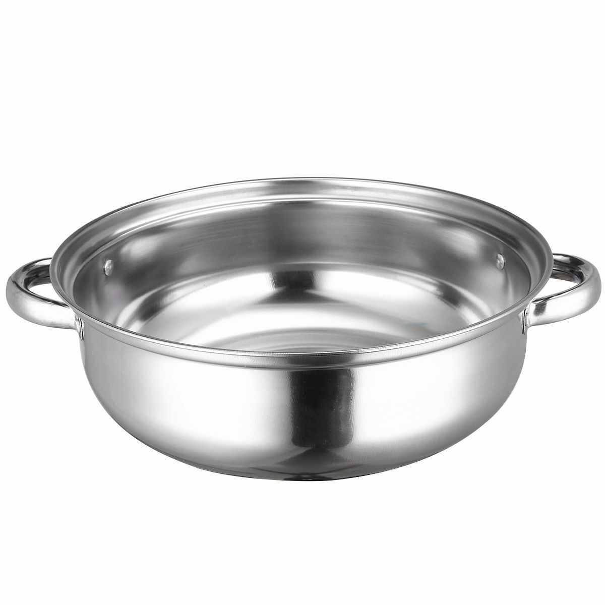 10 QT Stainless Steel 18/10 Induction Low Pot – R & B Import