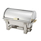 8 QT Stainless Steel Chafing Dish with Roll Top