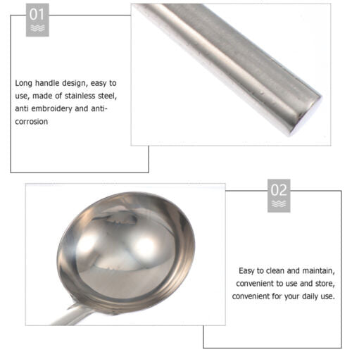 6" Stainless Steel Heavy Duty Cooking Ladle