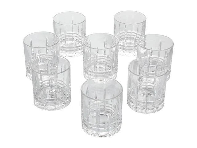 16 PC Jewelite Tumbler and Double Old Fashioned Glass Set