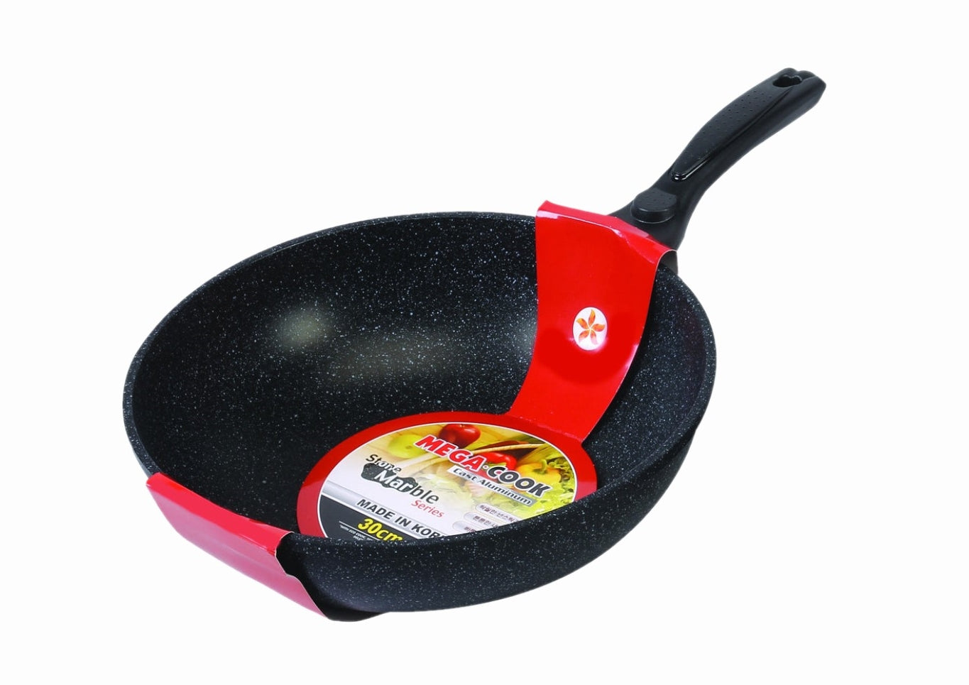 34cm Marble Stone Coating Wok Pan