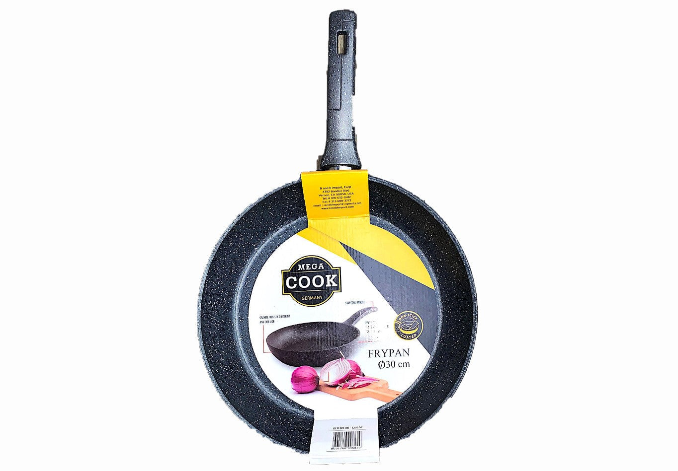 3 PC Granite Non-stick Frying Pan Set